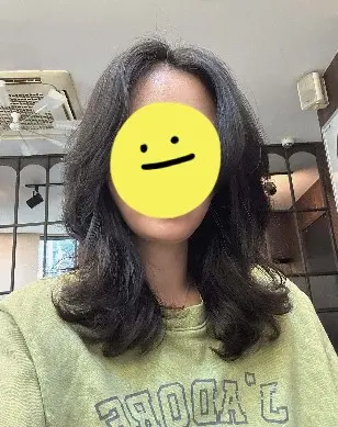 헤어 시술 후 고객 리뷰 사진 1