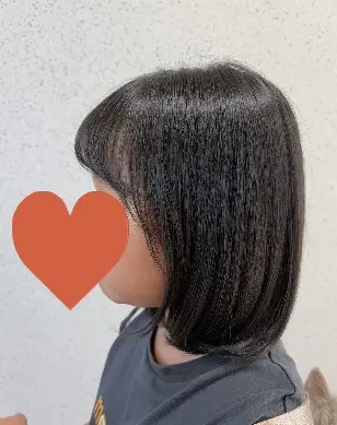 헤어 시술 후 고객 리뷰 사진 1