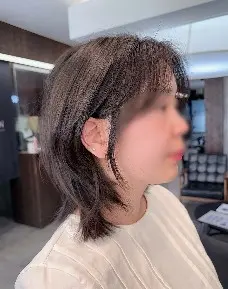 레이어드컷 시술 후 고객 리뷰 사진 1