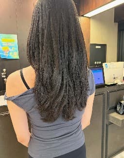 헤어 시술 후 고객 리뷰 사진 1