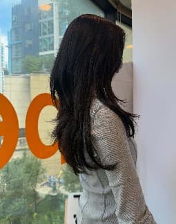 헤어 시술 후 고객 리뷰 사진 2