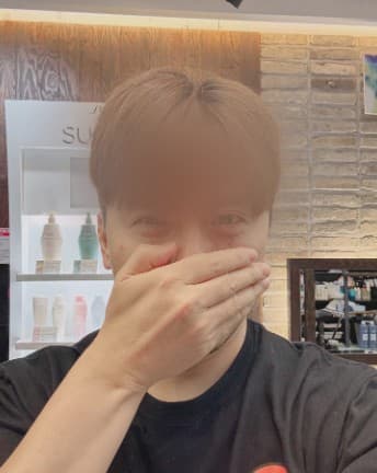 헤어 시술 후 고객 리뷰 사진 1