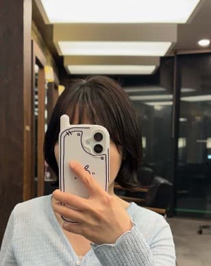 헤어 시술 후 고객 리뷰 사진 1
