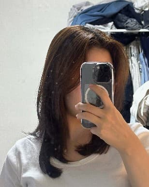헤어 시술 후 고객 리뷰 사진 1