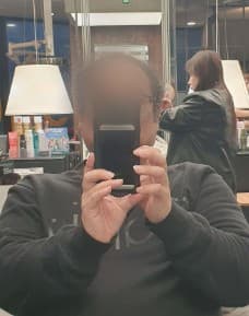 헤어 시술 후 고객 리뷰 사진 1