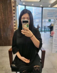 탈색·디자인염색 시술 후 고객 리뷰 사진 1